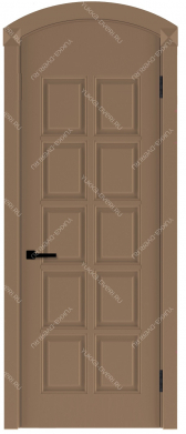 Арочная дверь Квадро-10 глухая "Британка"